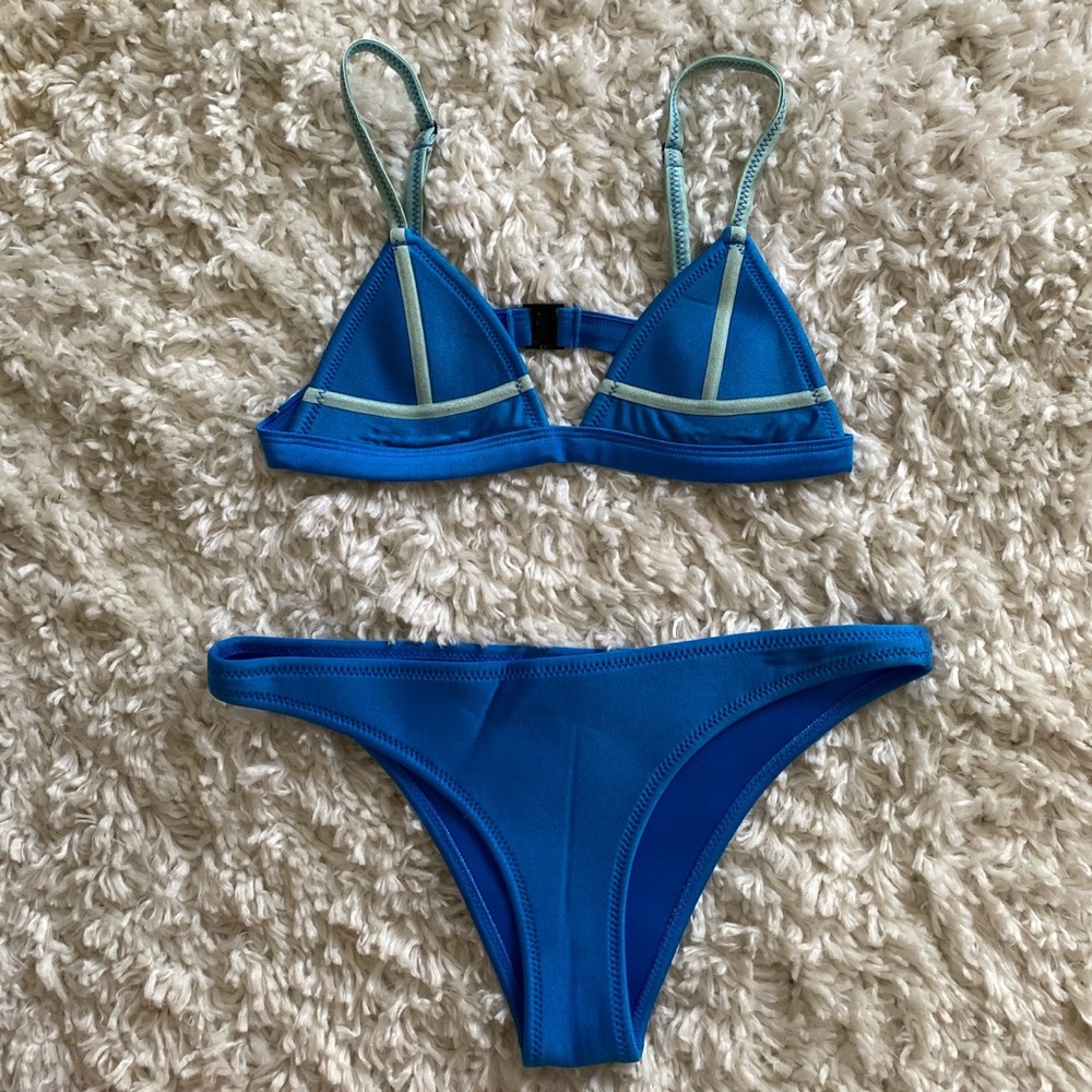 Blue Triangl Bikini